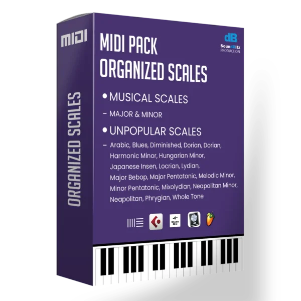 MIDI Pack - Organized Scales